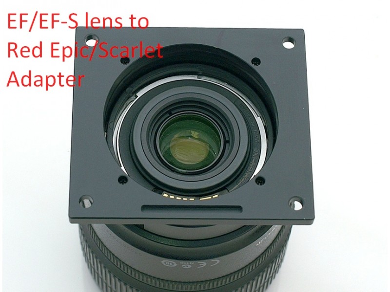 red scarlet lens mount